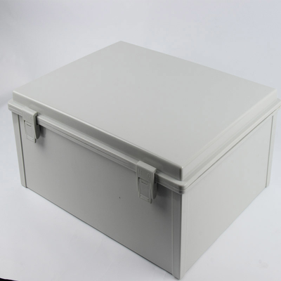 Chine 460x350x165mm IP65 ABS enclosure with hinged cover and snap latch fournisseur