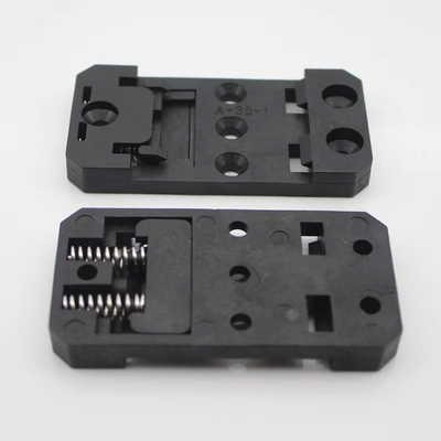 Chine A-35-1 PA66 Guide rail boucle de plaque de circuit imprimé simple support de montage DIN Rail montage PCB porte-PCB support fournisseur