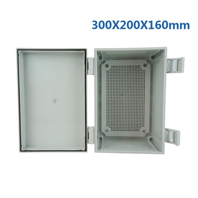 Chine 300x200x160 Hinged Cover IP65 Waterproof Plastic Enclosure for Electrical Project Includes Internal Mounting Panel fournisseur