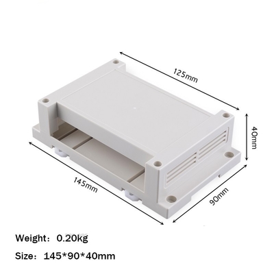 PLC Din Rail Enclosure pour boîte de commutation électronique Diy Boîte de jonction de câble 145*90*40 mm fournisseur