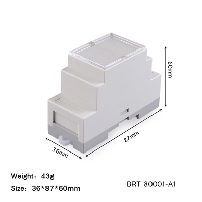 Boîte électronique de projet Din Rail Enclosure 36*87*60mm Pour le confinement de contrôle de l'industrie fournisseur