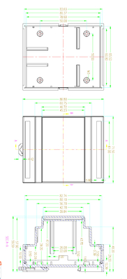 72*87*60mm boîte en fil de fer fer pour projet électronique industriel fournisseur
