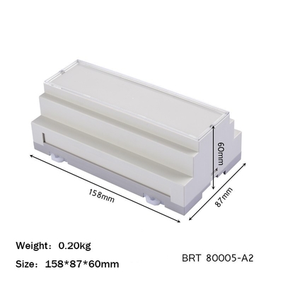 158*87*60mm Encastrement de rails en plastique pour le projet ABS PCB fournisseur