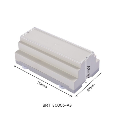 158*87*60mm Encastrement de rails en plastique pour le projet ABS PCB fournisseur