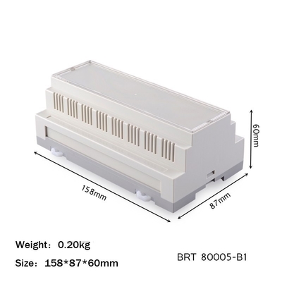 158*87*60mm Encastrement de rails en plastique pour le projet ABS PCB fournisseur