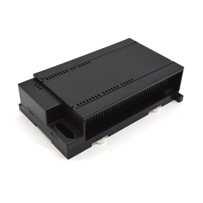 En plastique noir PLC Din Rail Enclosures 179*100*48mm Pour le relais PCB électronique du logement fournisseur