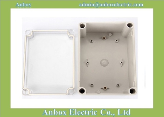 Couvercle clair, base noire, vis en plastique IP66 boîte de jointure étanche en plastique 170*120*100 mm fournisseur