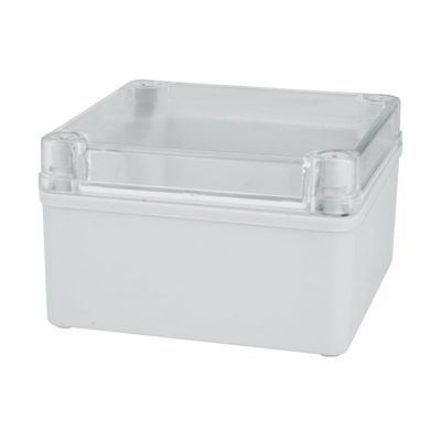 Couvercle clair, base noire, vis en plastique IP66 boîte de jointure étanche en plastique 170*120*100 mm fournisseur
