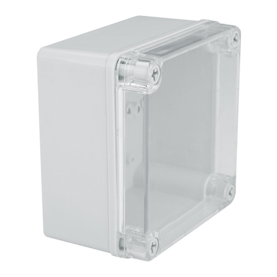 Couvercle clair, base noire, vis en plastique IP66 boîte de jointure étanche en plastique 170*120*100 mm fournisseur