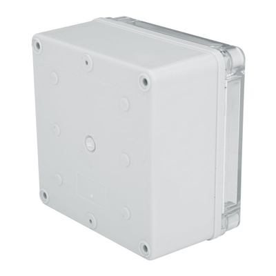 Couvercle clair, base noire, vis en plastique IP66 boîte de jointure étanche en plastique 170*120*100 mm fournisseur