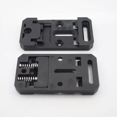 35 mm large 67,5 mm long Nylon PA66 DIN Rails Clips Montant Porteur A-35-2 En noir et gris fournisseur