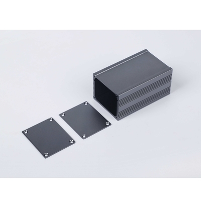 50*40*60mm boîtier en aluminium métallique noir et gris anodisé rentable pour la boîte de projet fournisseur