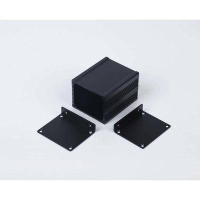 50*40*60mm boîtier en aluminium métallique noir et gris anodisé rentable pour la boîte de projet